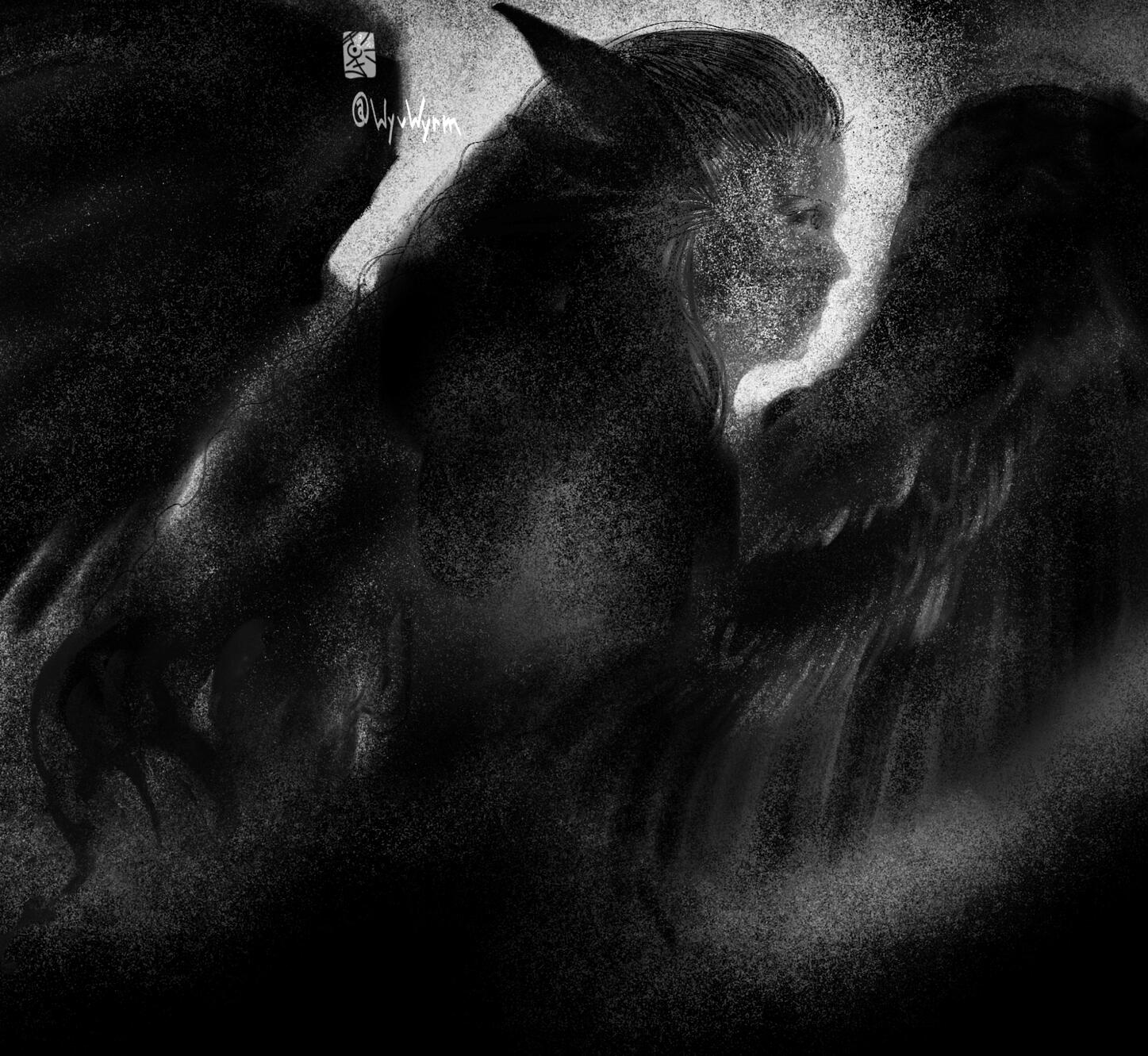 Portrait example (black and white)